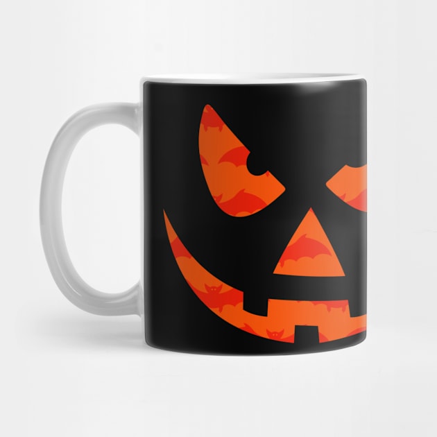 Scary Pumpkin Face by superdupertees